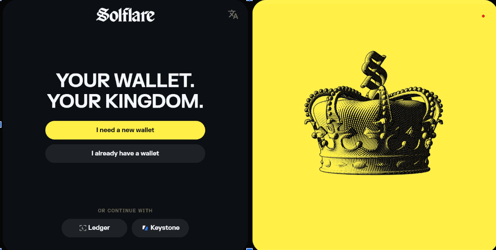 Solflare New User Wallet Download