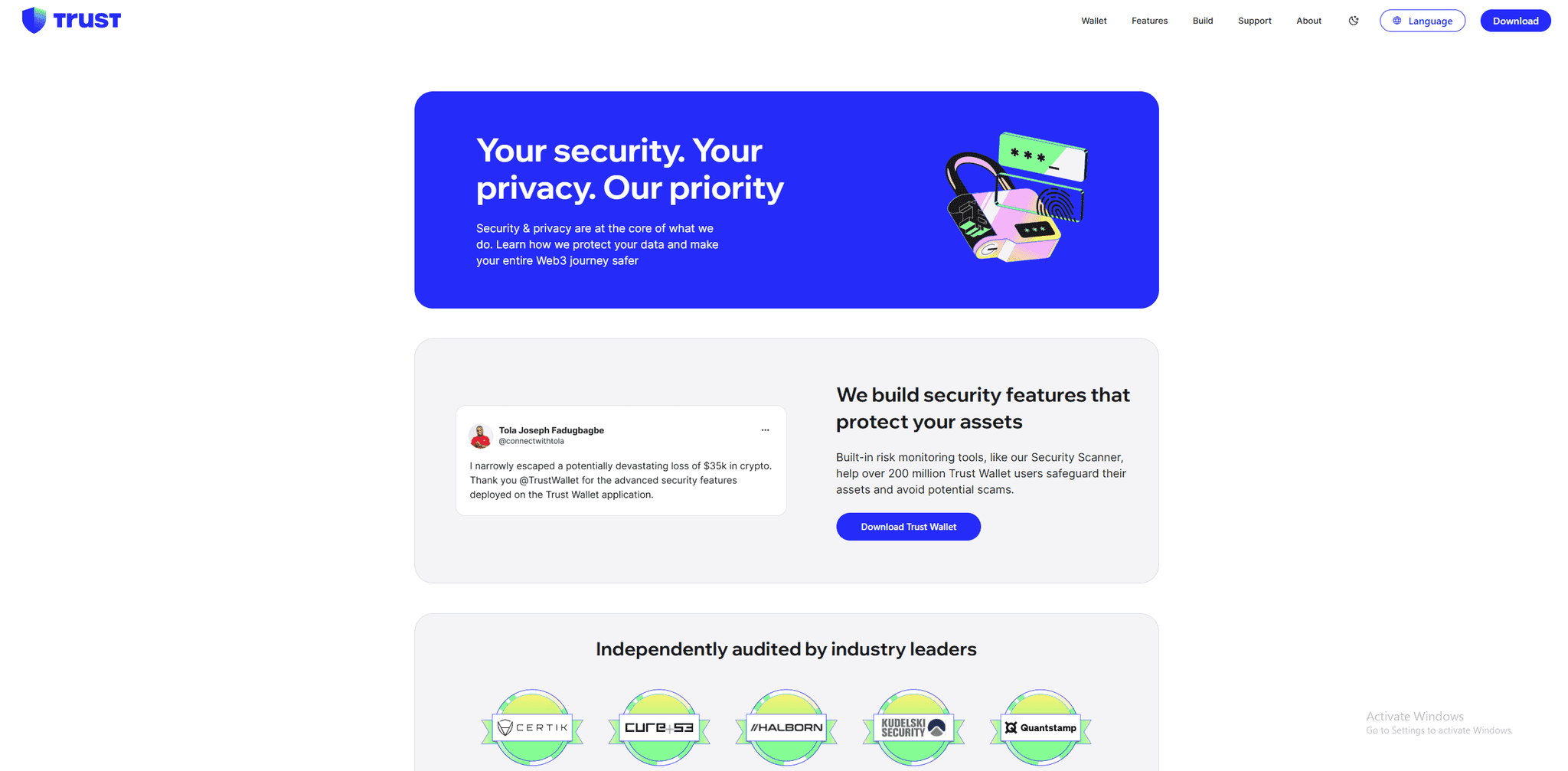 Safety and Security Features of Trust Wallet