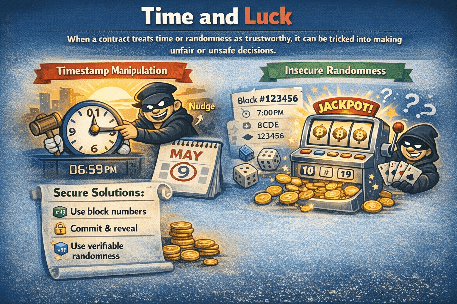 Timestamp Dependence and Randomness