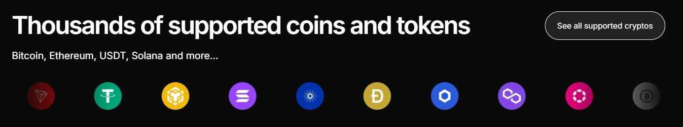 Trezor vs Ledger Supported Coins