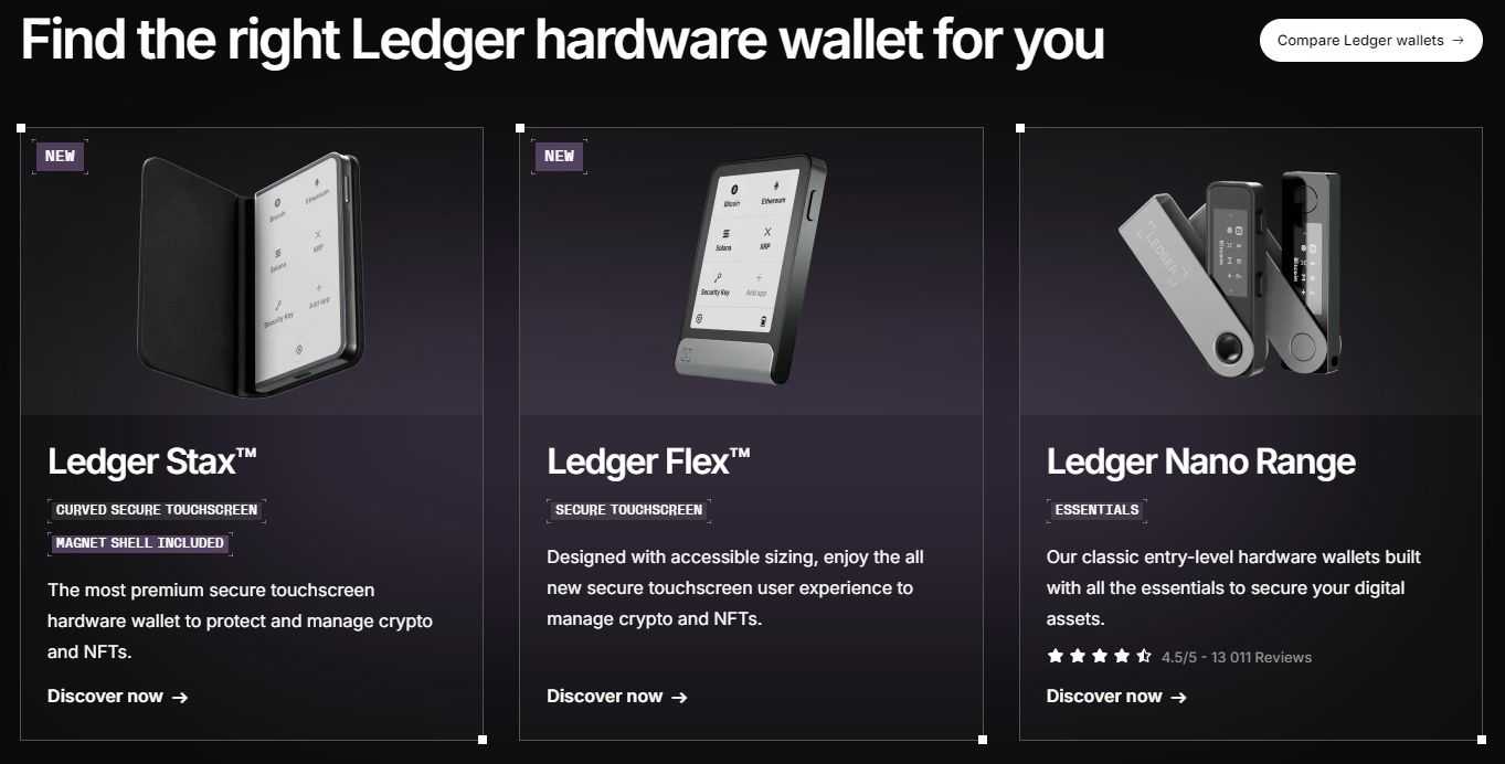 Trezor vs Ledger price