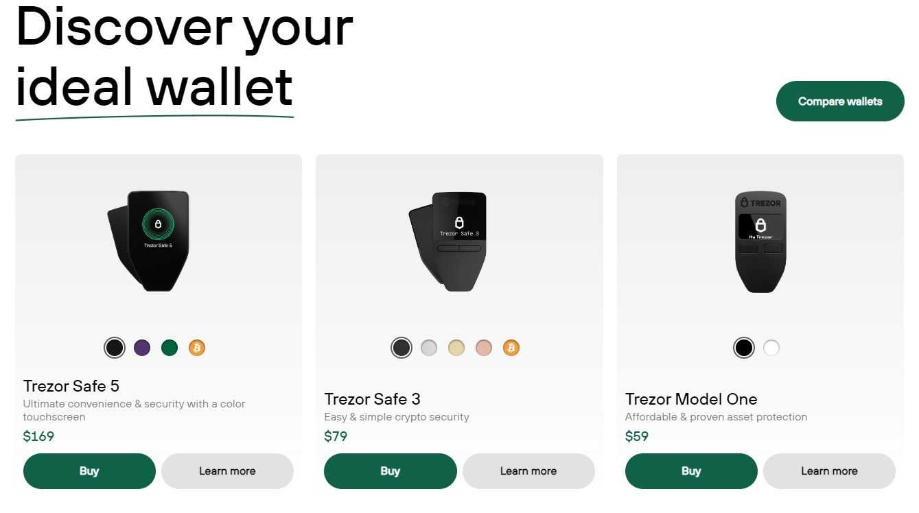 Trezor vs Ledger Price