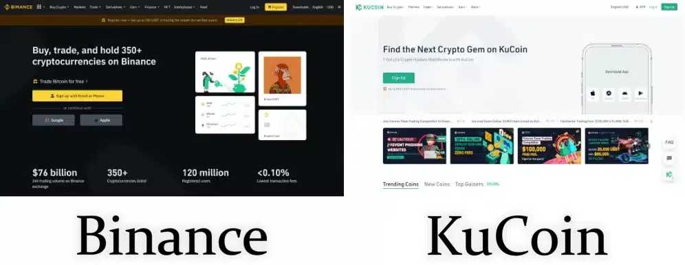 Binance vs KuCoin