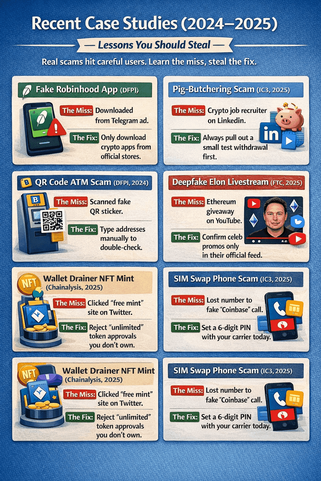 Crypto Scam Case Studies 2024-2025