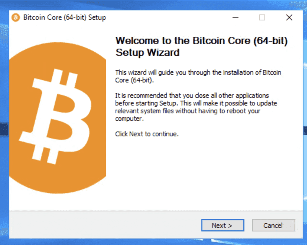 Option 1: Desktop Setup (Bitcoin Core)