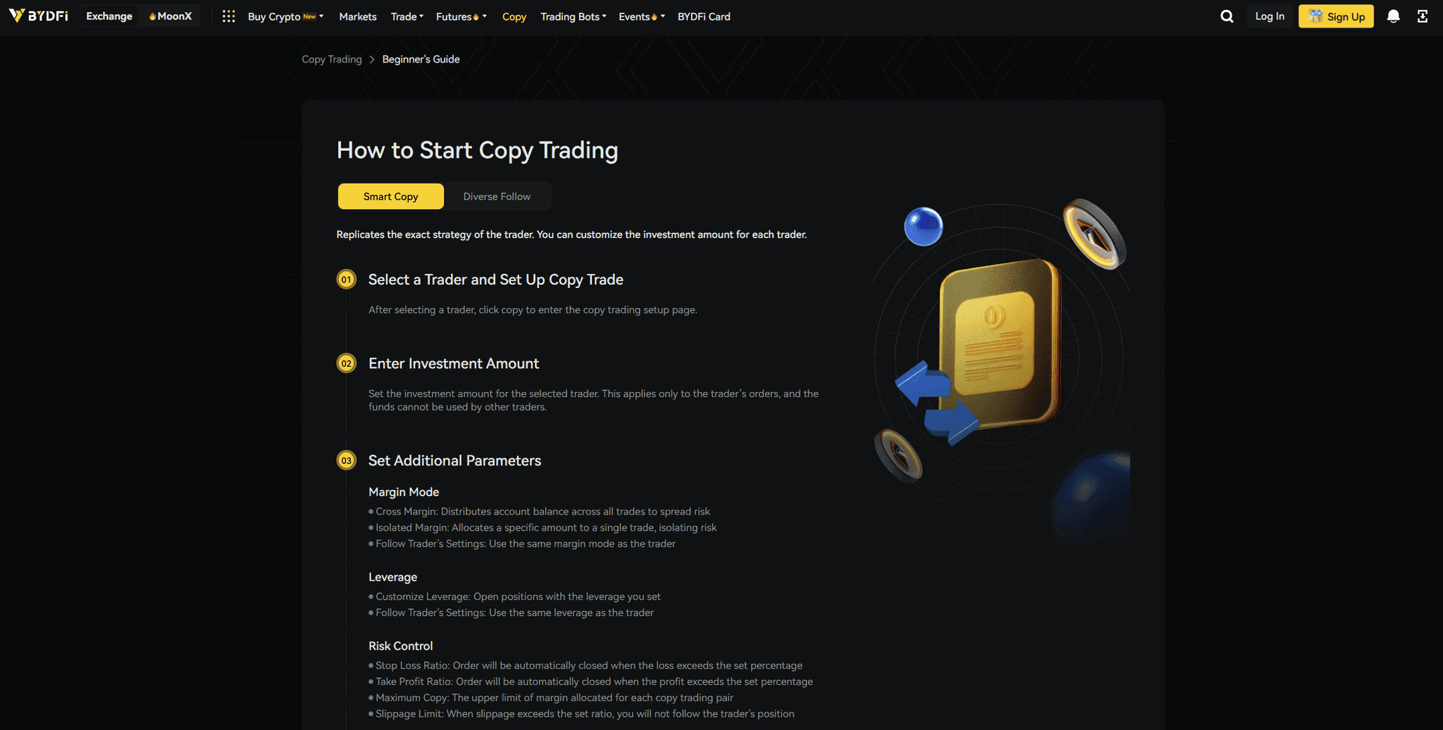 How BYDFi Copy Trading Works