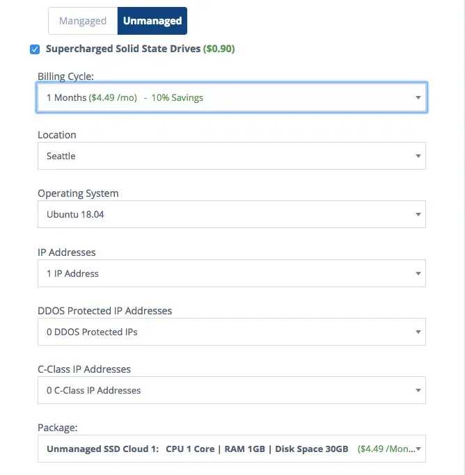 Minimum VPS Server Stats Required