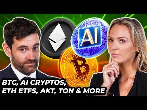 Crypto News: Bitcoin, ETH ETFs, AI Crypto Rally, AKT, TON & MORE!!