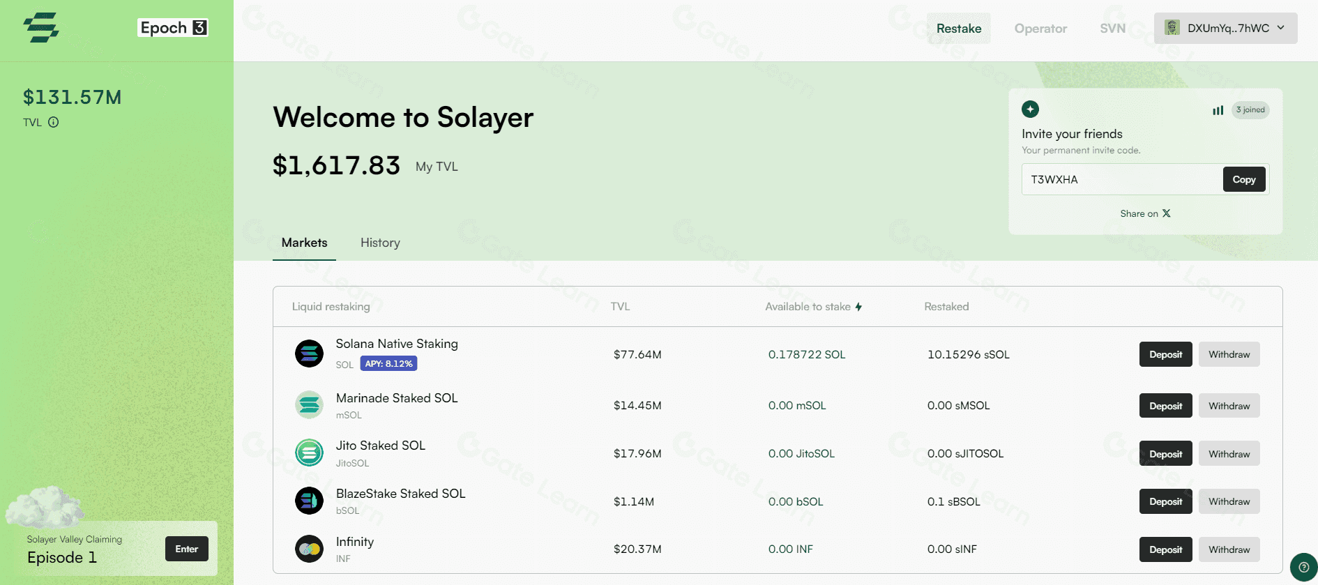 Solayer Dashboard Image