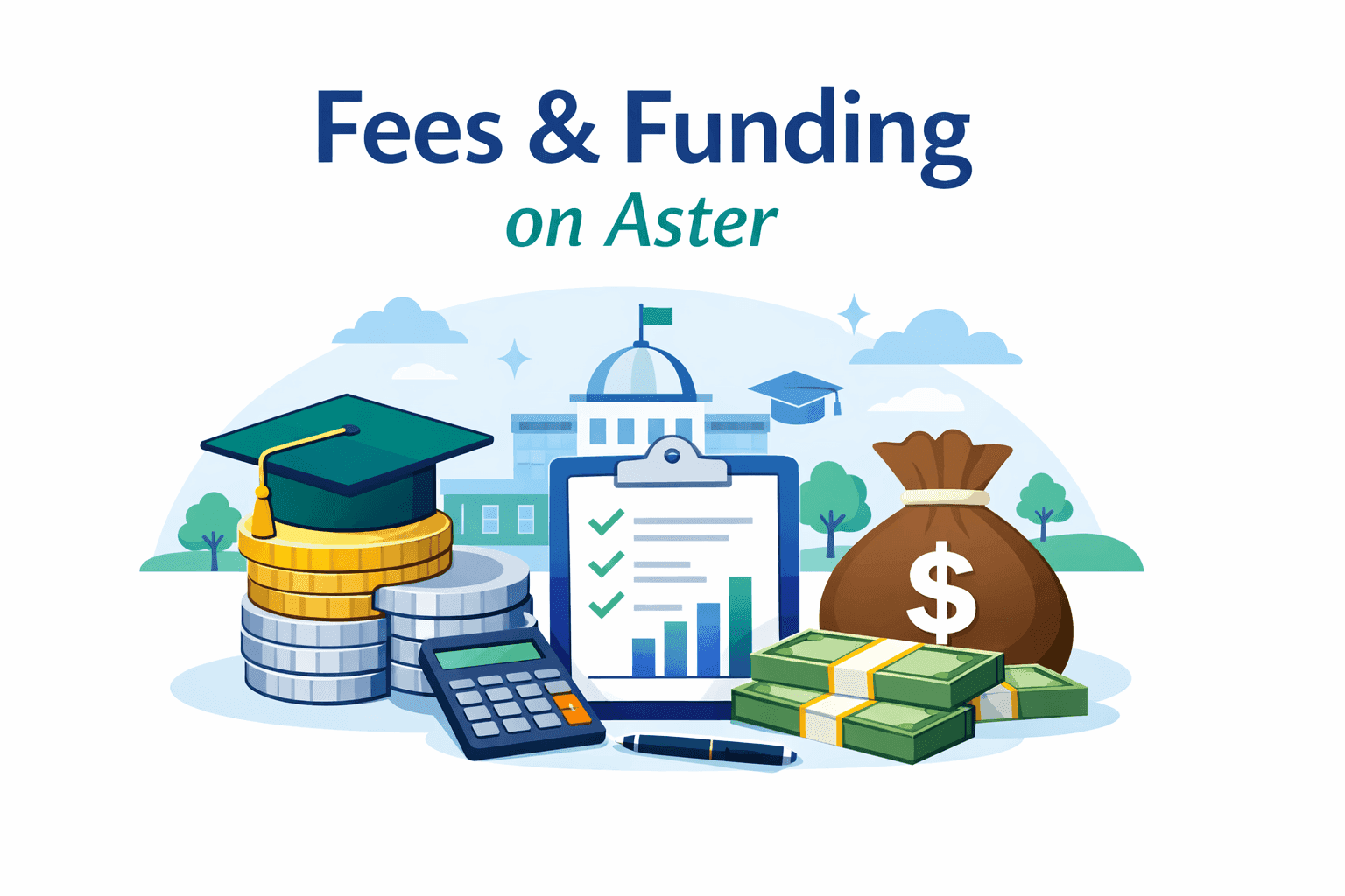 Fees & Funding on Aster
