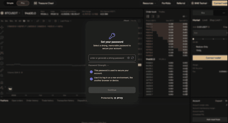 Steps to Sign up on Aster with Email