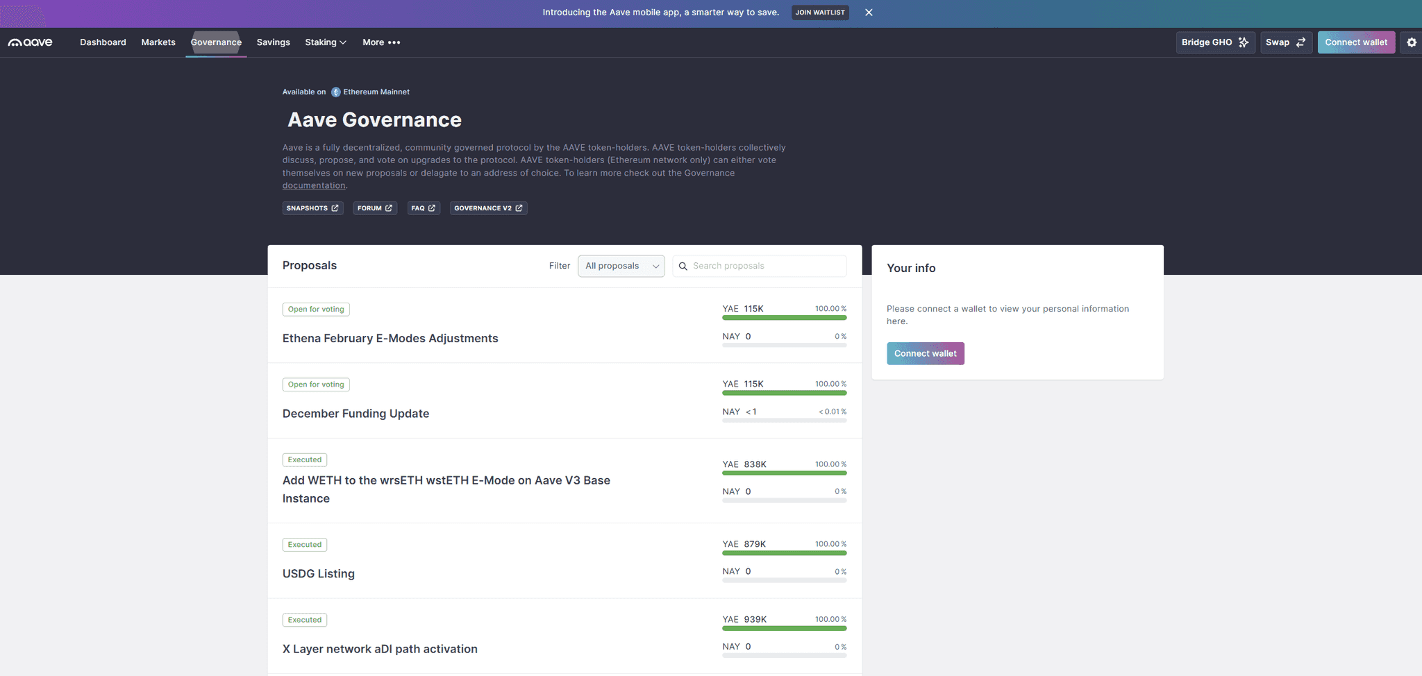 aave Governance and Decentralization