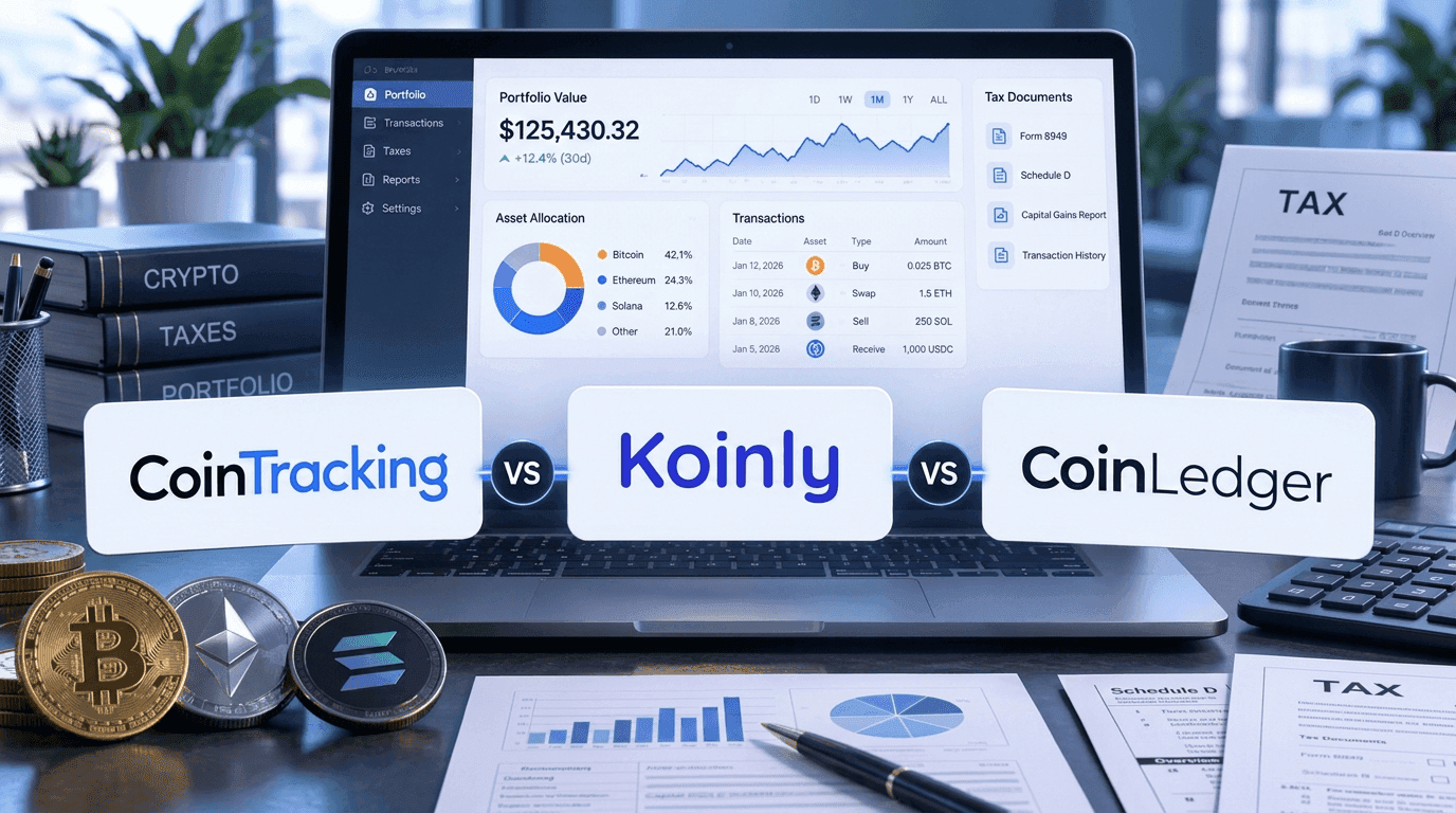 CoinTracking vs Koinly vs CoinLedger: Which Crypto Tax Software Is Best in 2026?