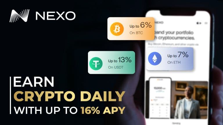 Nexo - Earn Crypto Daily With Up to 16% APY