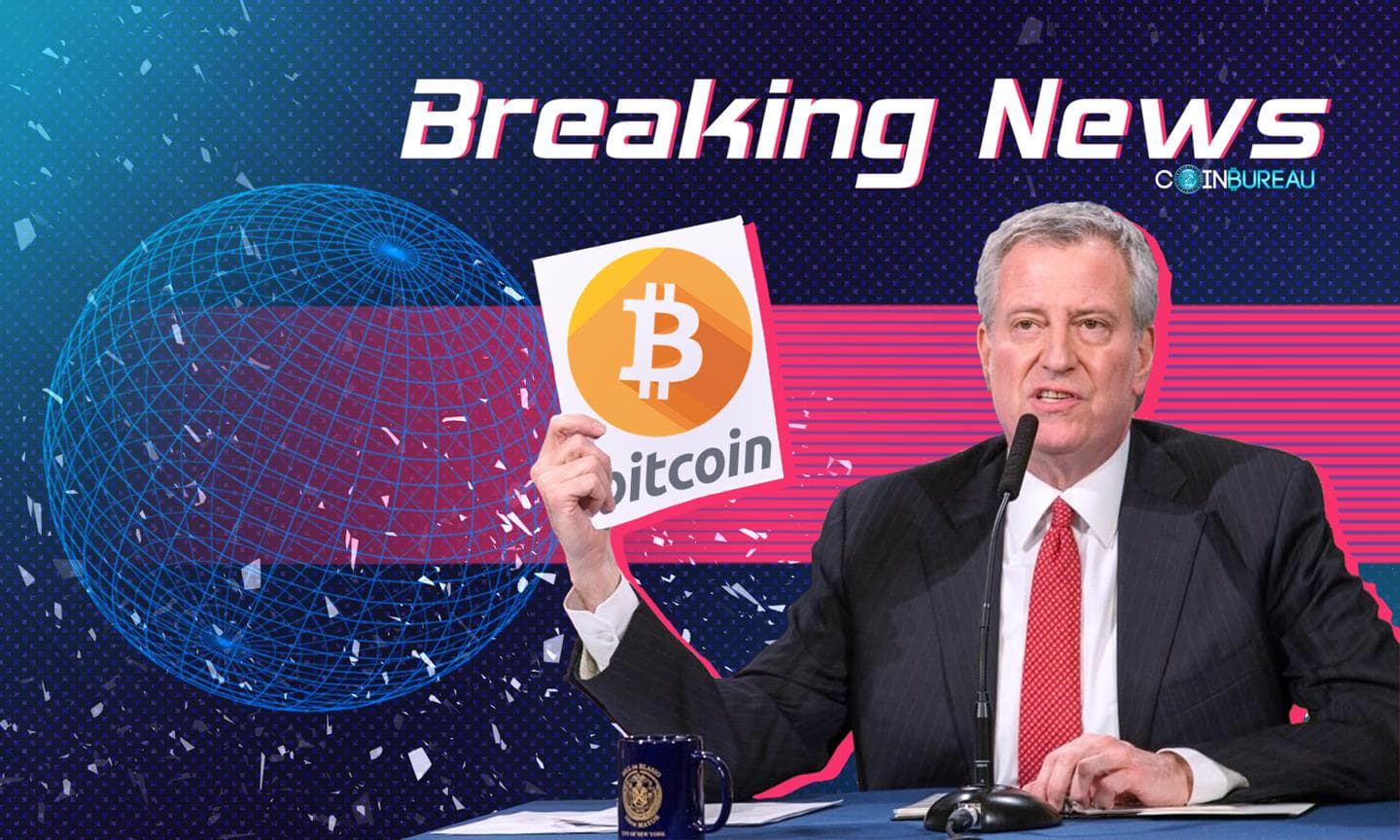 New York City Mayor Wants His First Three Pay Checks In Bitcoin